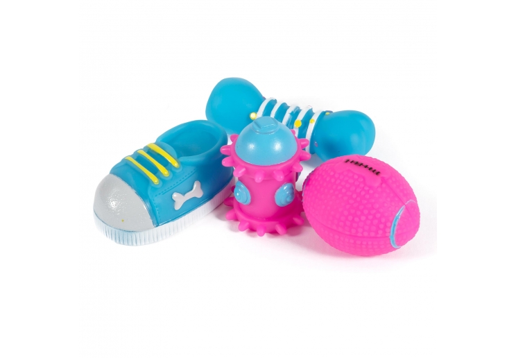 Small Bite Vinyl Puppy Selection 4pc pack