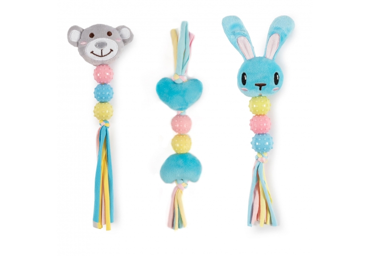 Small Bite Bear Bunny And Heart Teether